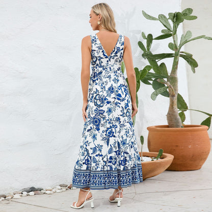 Long Dress With Floral Print