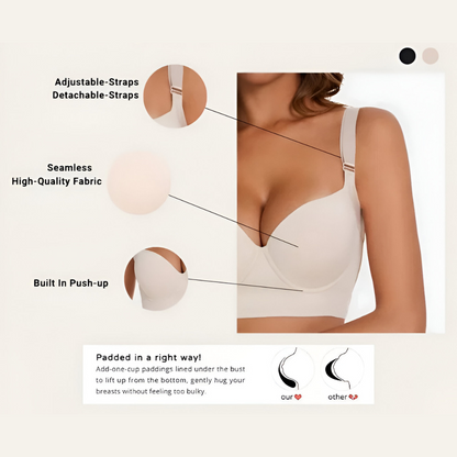 Back Smoothing Push-Up Bra