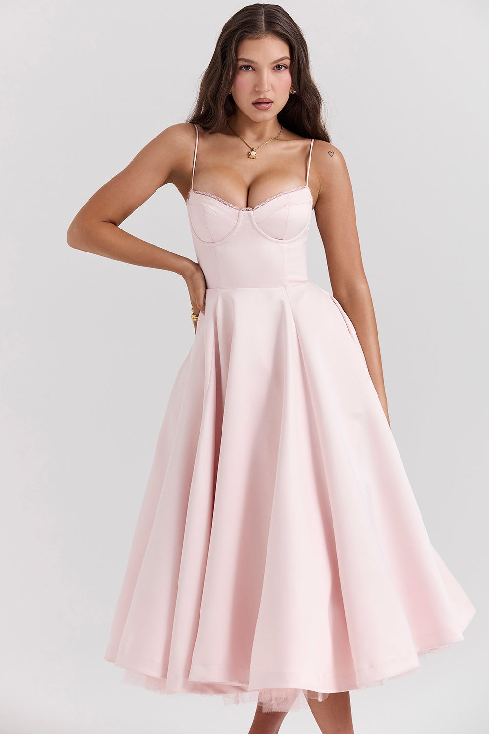 Cindi Tulle Midi Dress