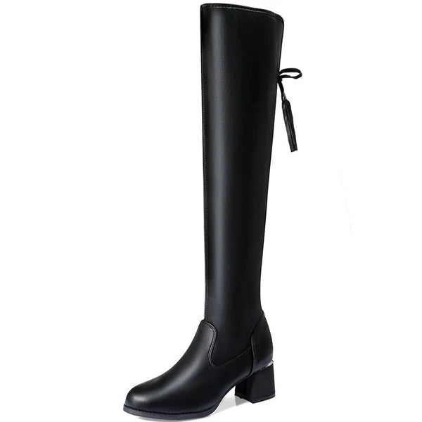 Eco-leather Over Elegance Boot