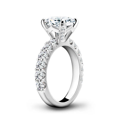 18k White Gold Plated Ring