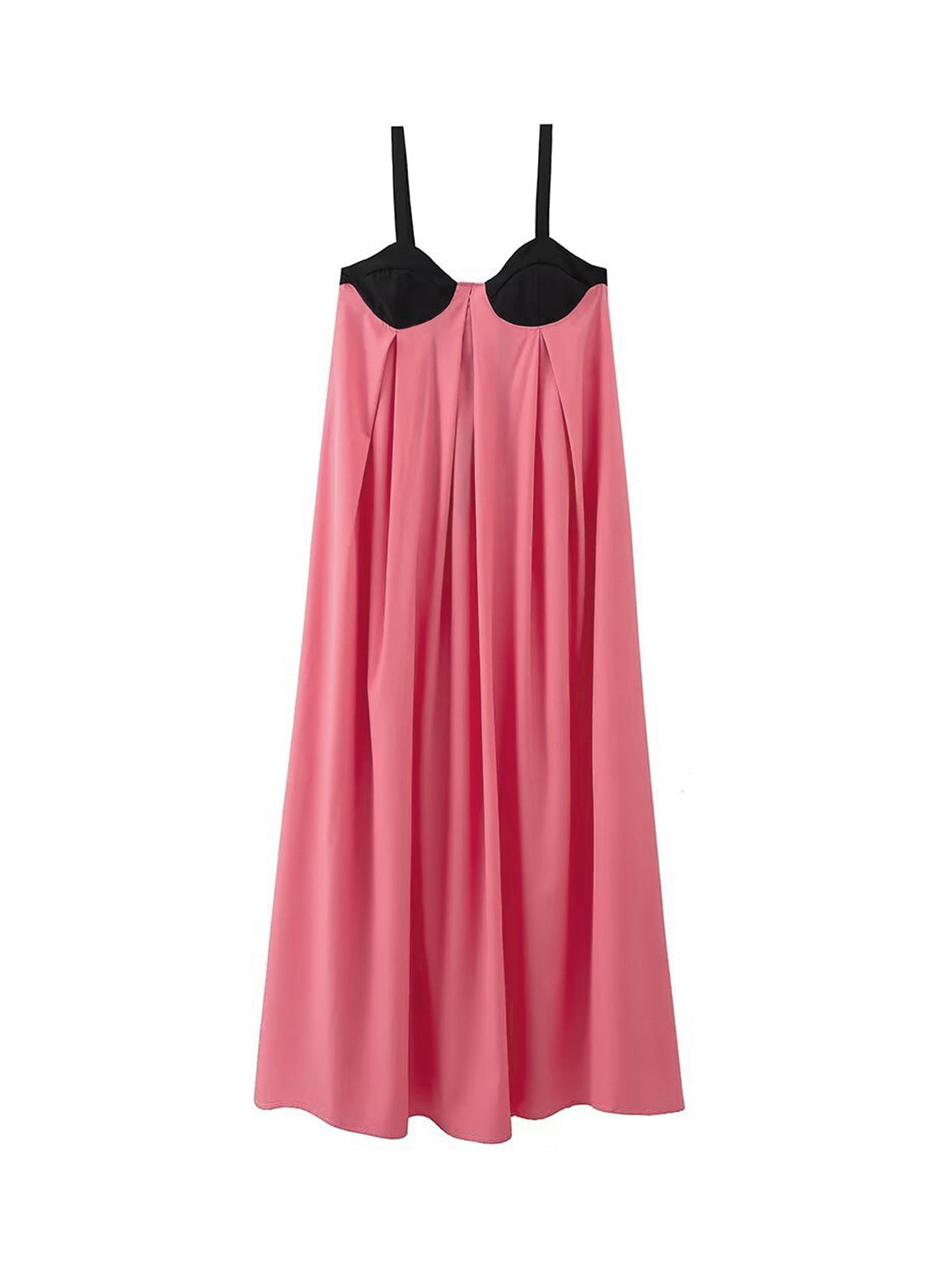 Bra-Splicing Halter Strap Long Dress