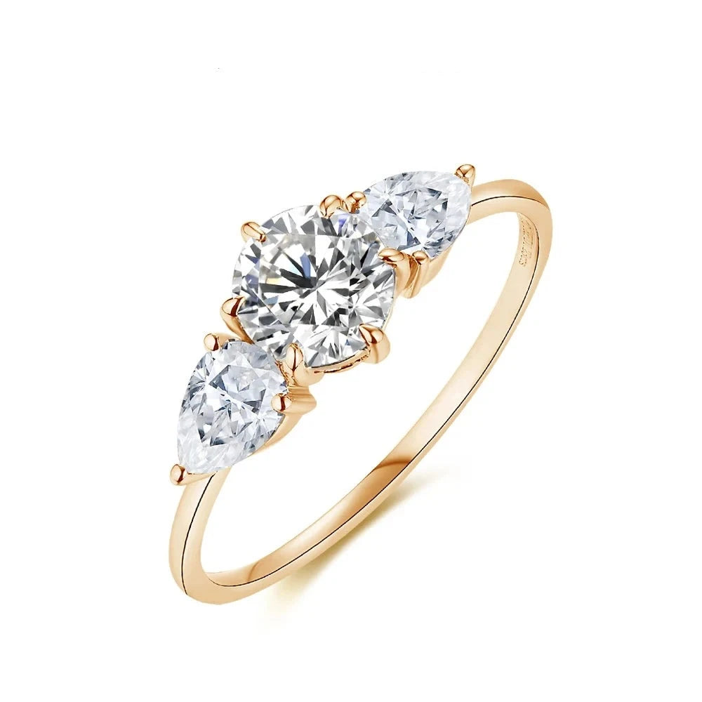 Radiant Ring with Moissanite