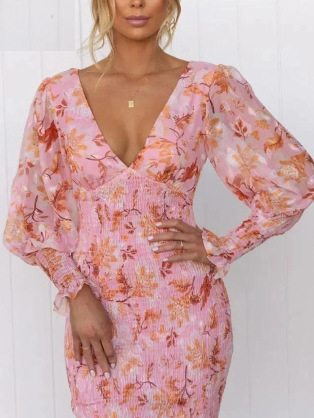 Dress With Floral Print