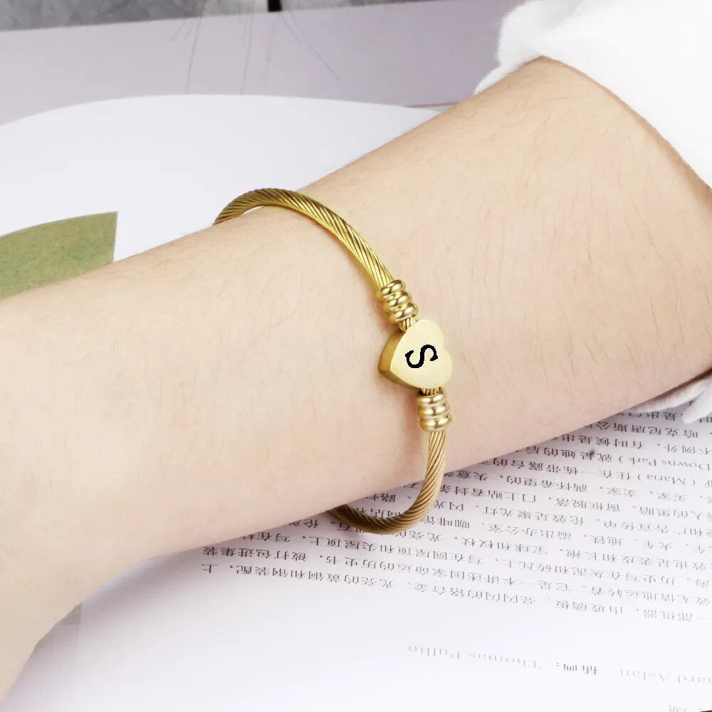 Initial bracelet