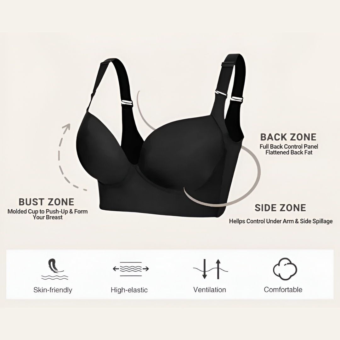 Back Smoothing Push-Up Bra