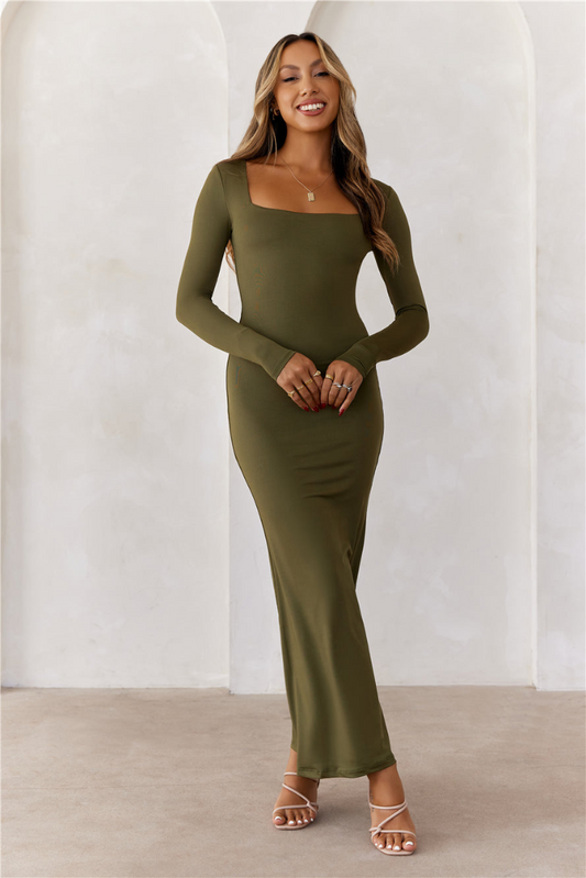 Long Sleeve Maxi Dress