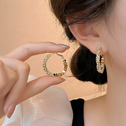 Finny hoop earring