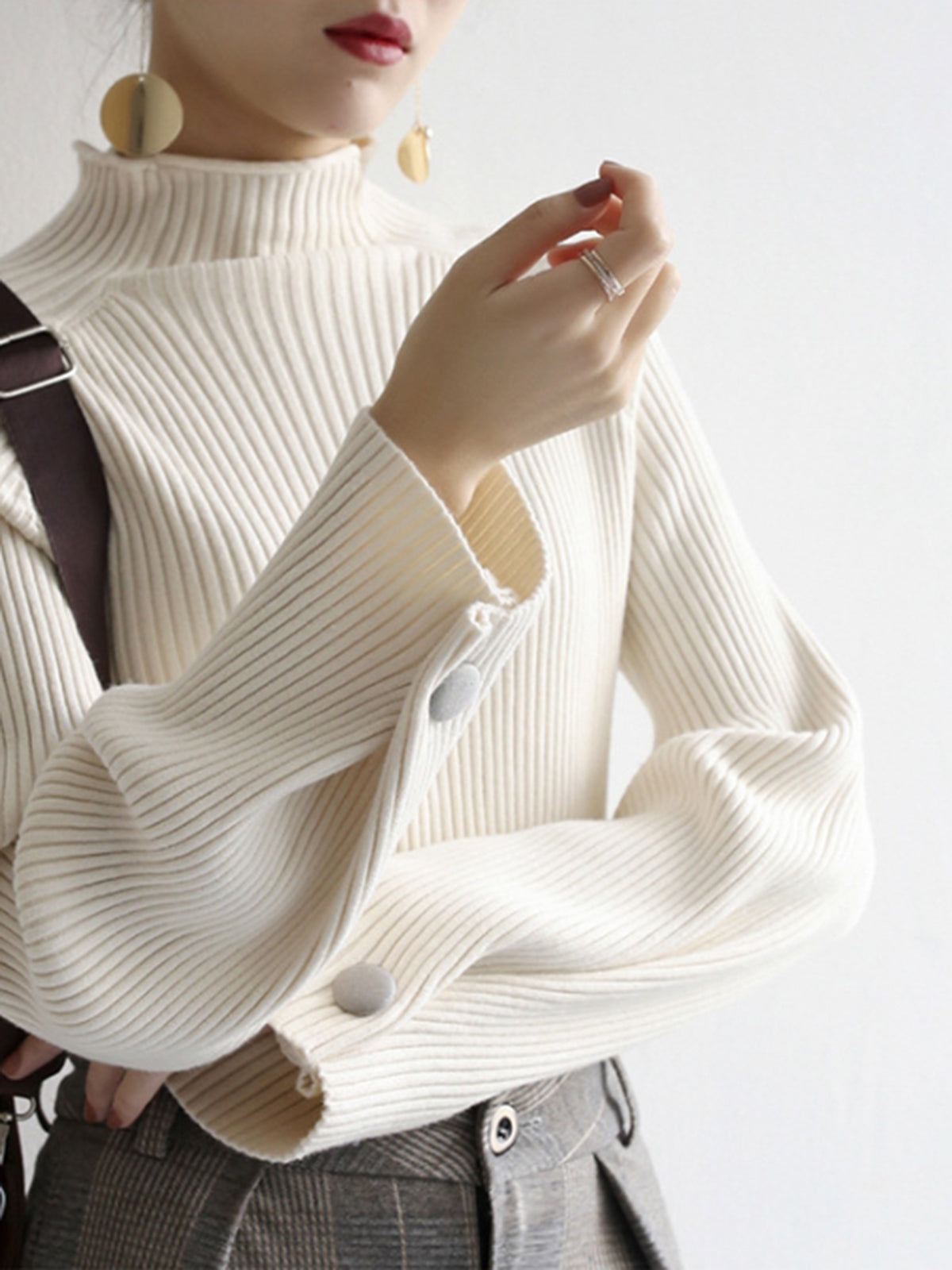 Minimalist Plain Sweater