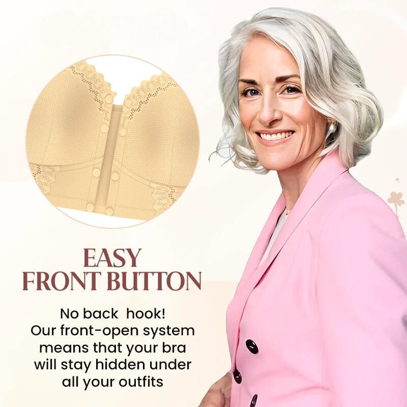 Front Closure Breathable Bra