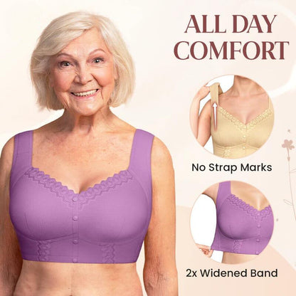 Front Closure Breathable Bra