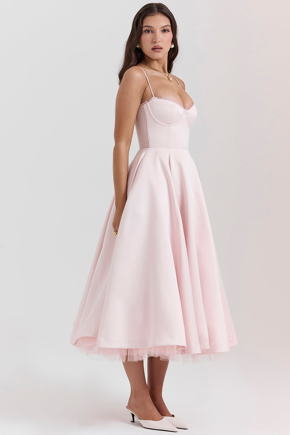 Cindi Tulle Midi Dress