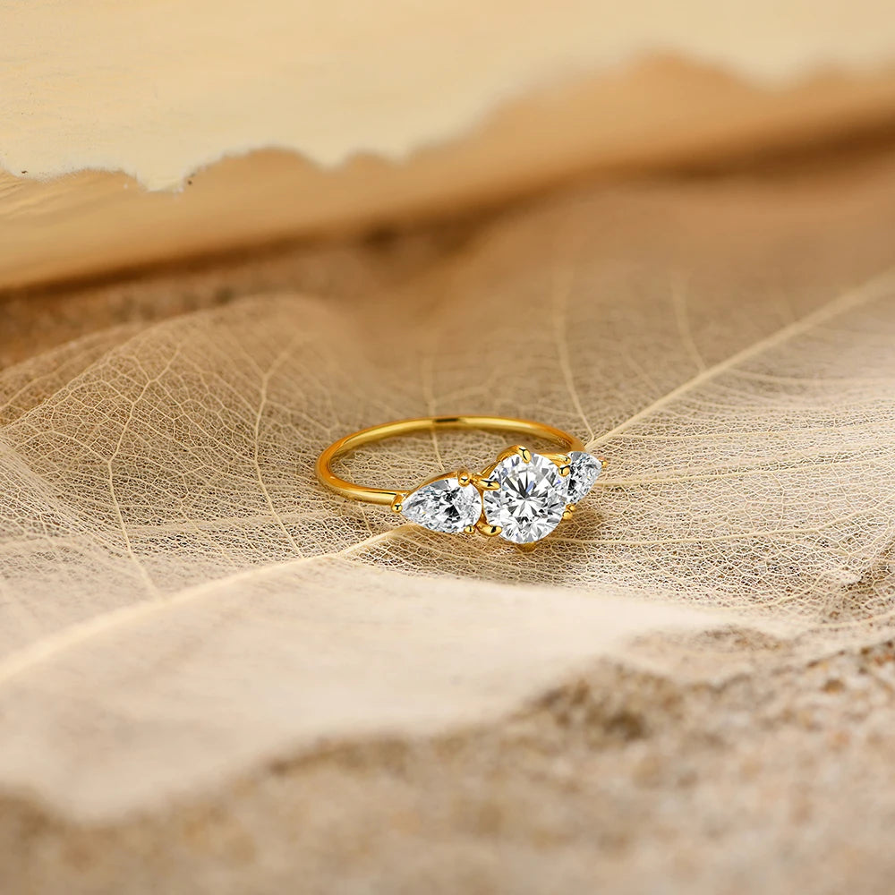 Radiant Ring with Moissanite