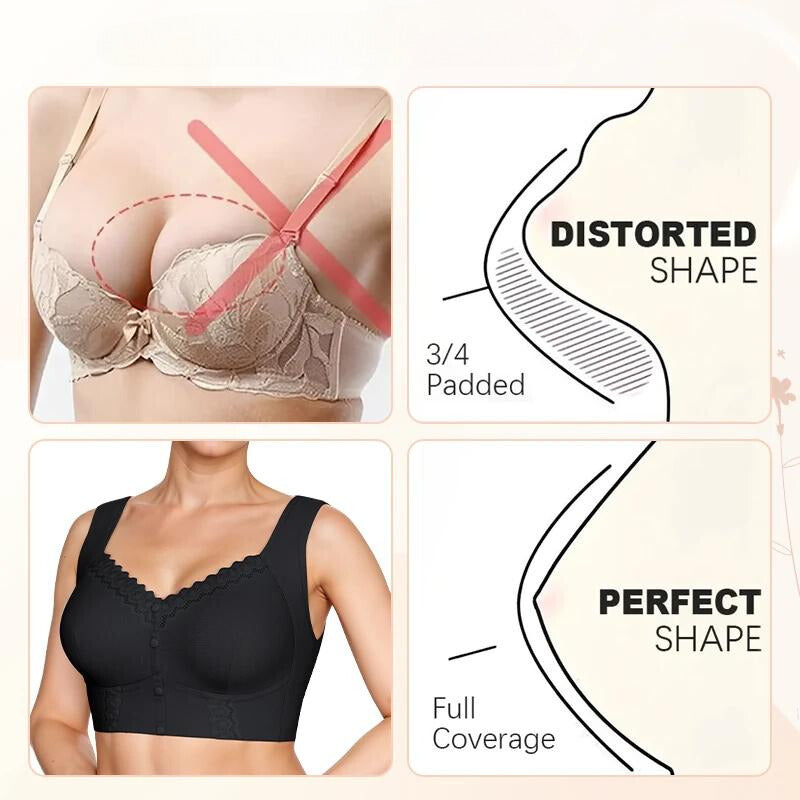 Front Closure Breathable Bra