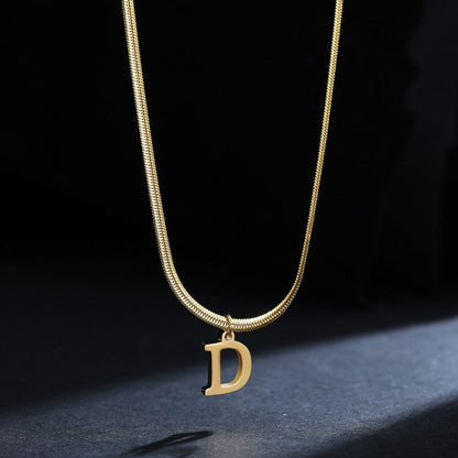 Initial Pendant Necklace