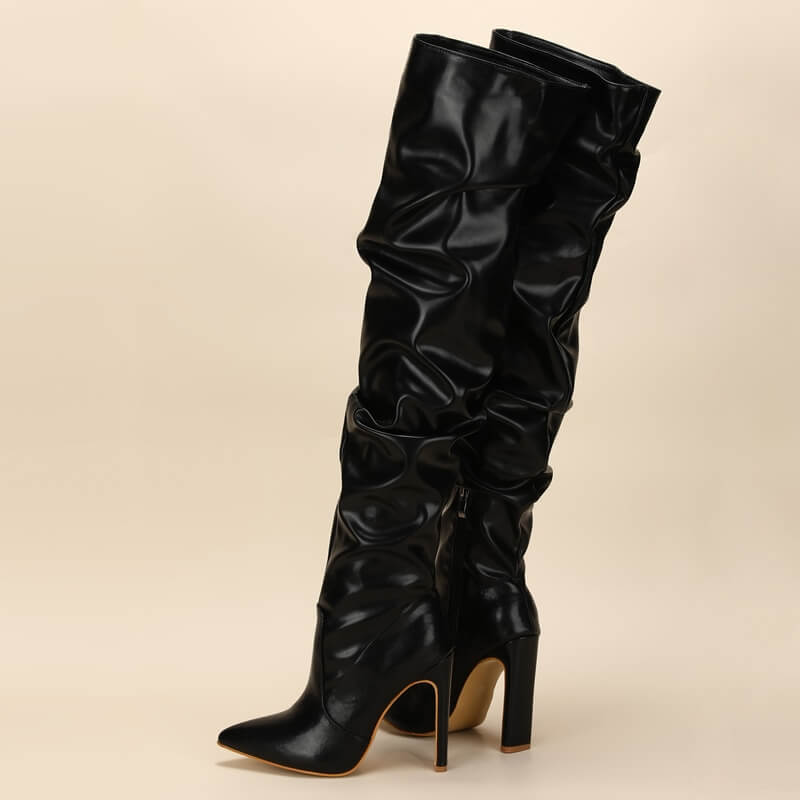 Women's High Heel Long Boots - Chloe