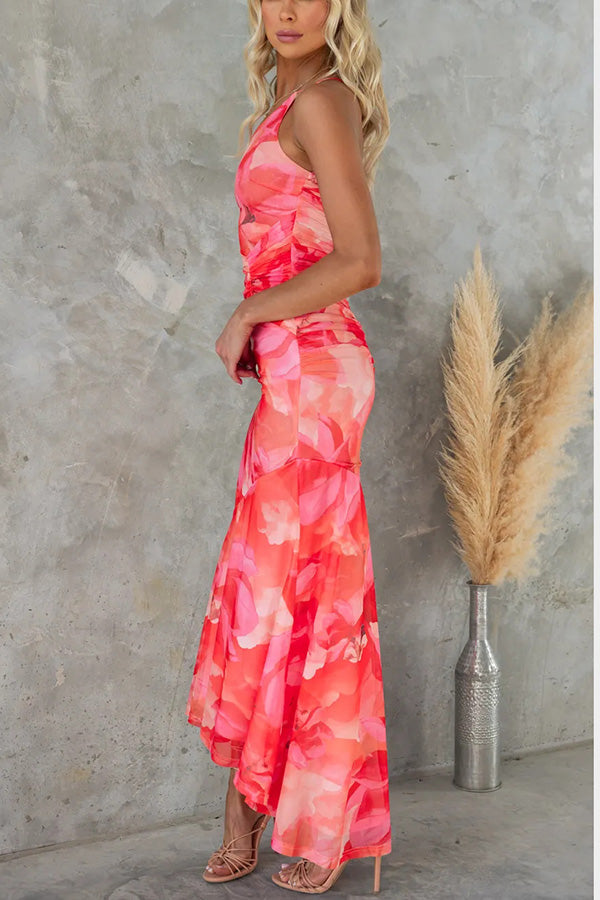 Floral Long Maxi Dress