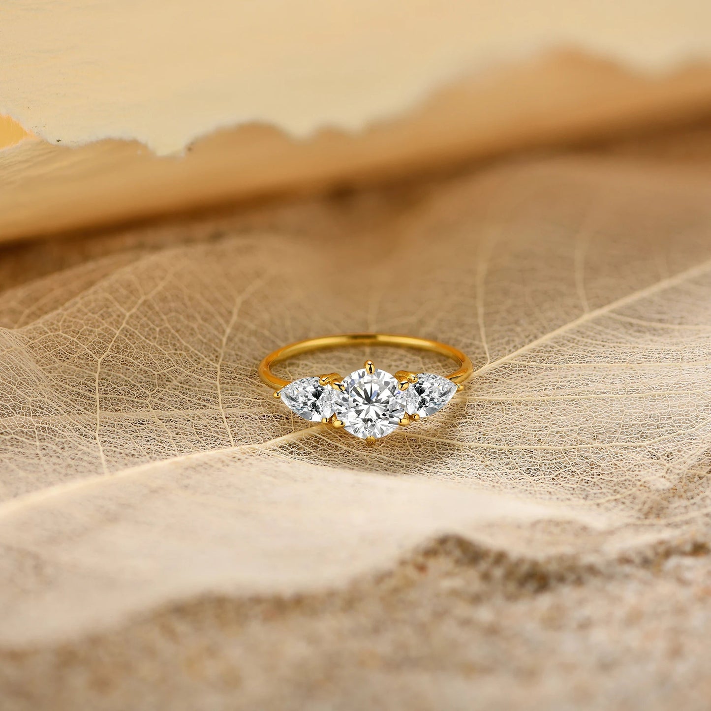 Radiant Ring with Moissanite