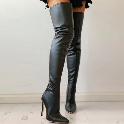 Legitimate leather long boots - Over Caterine