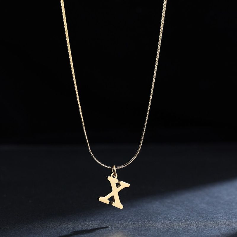 Initial Pendant Necklace