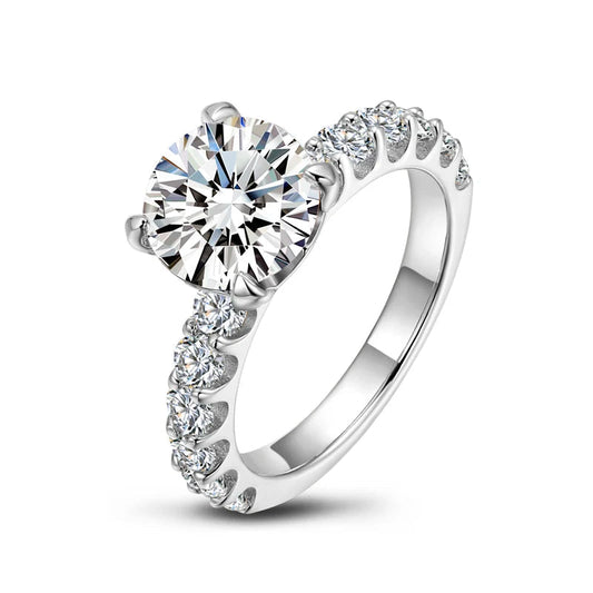 18k White Gold Plated Ring