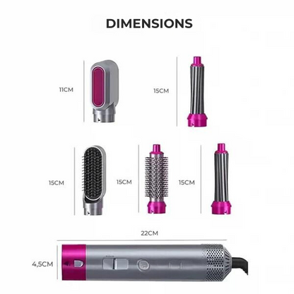 5 in 1 Styling Brush Kit