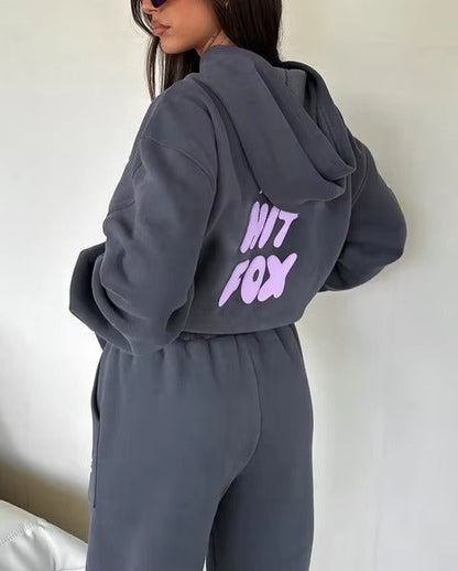 Women's Sweatshirt and Trouser Set