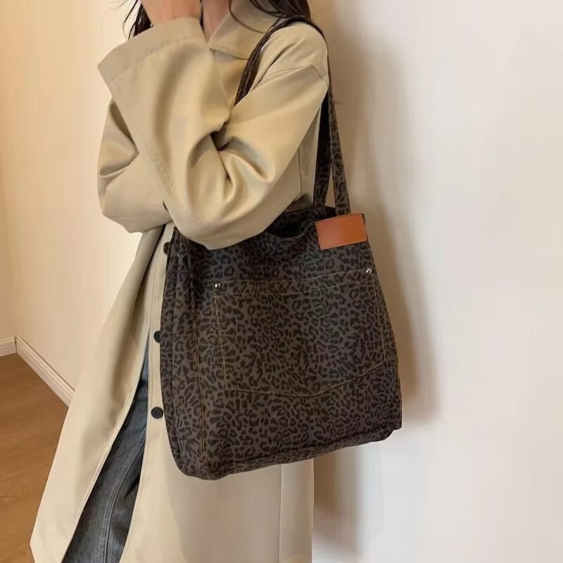 Vintage Leopard Bag