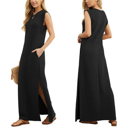 Women's Casual Split Hem Dress