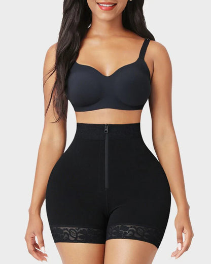 Boned Sculpt High Waist Shorts 