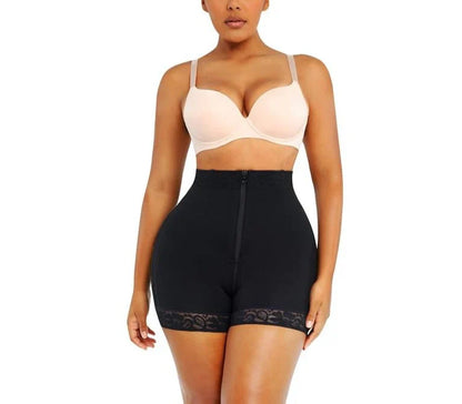 Boned Sculpt High Waist Shorts 