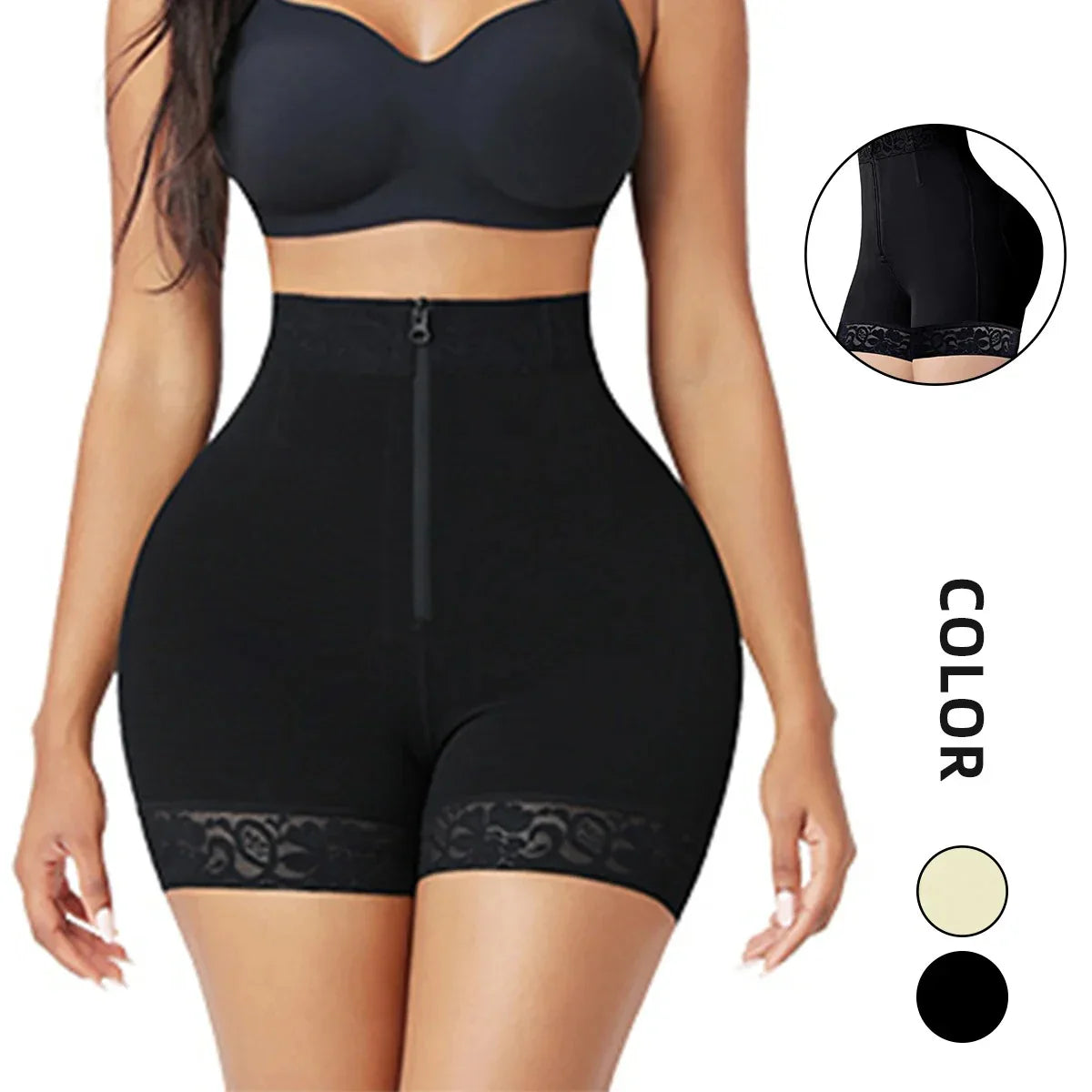 Boned Sculpt High Waist Shorts 