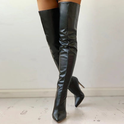 Legitimate leather long boots - Over Caterine