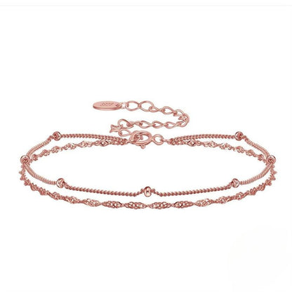 Adjustable double bracelet