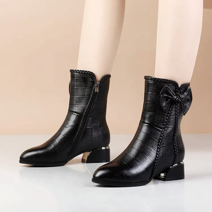 Fashion Velour Leather Boot