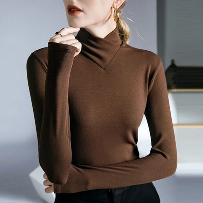 Collared Thermal Blouse