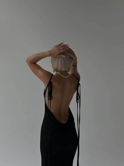 Backless Maxi Dress