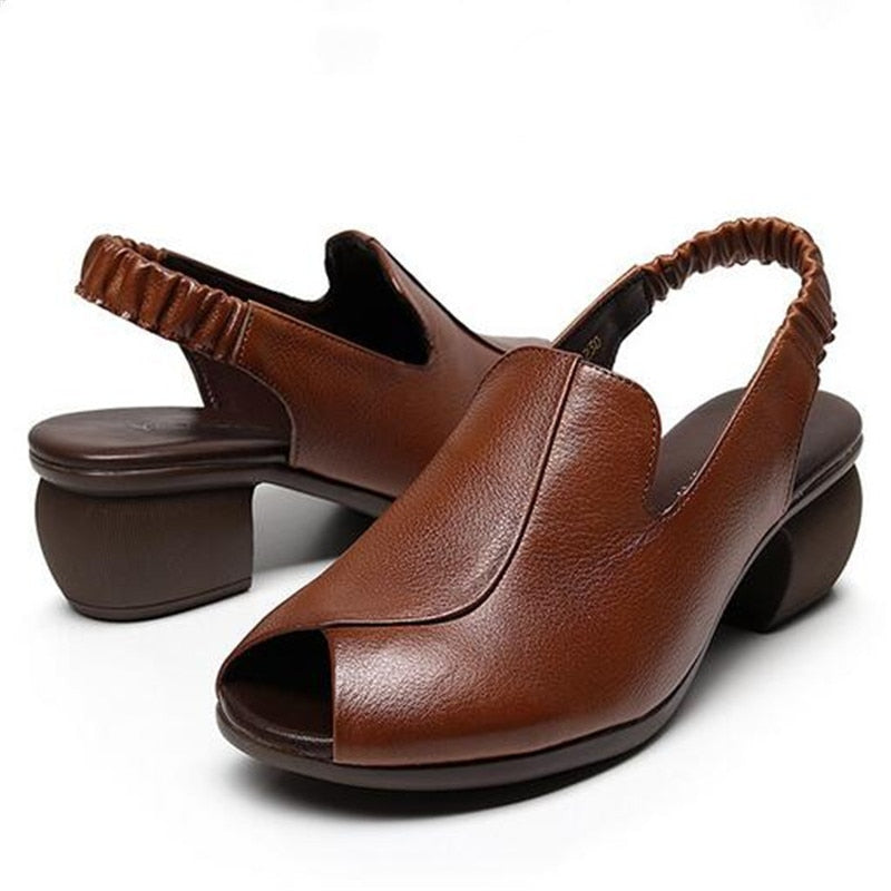 Women's Orthopedic Sandal in Noble Leather - ComfortPlus