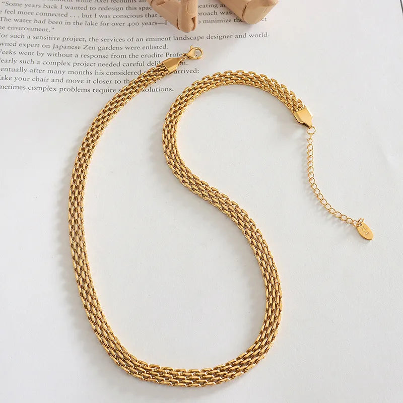 18k Gold Plated Chain Necklace