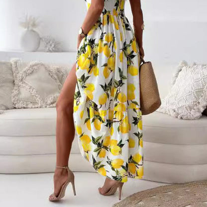 Women's Elegant Long Dress With Print