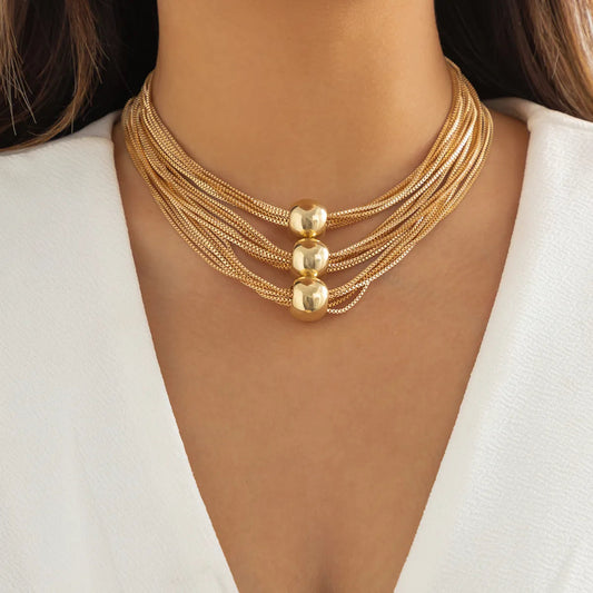 Multilayer necklace