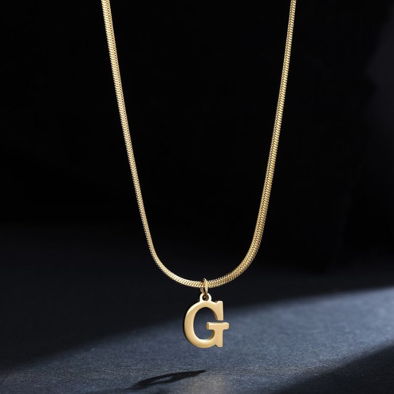 Initial Pendant Necklace