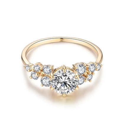 Moissanite ring