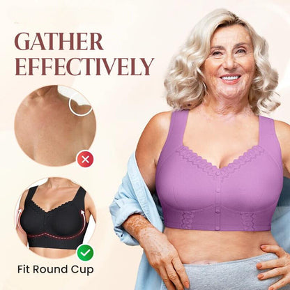 Front Closure Breathable Bra