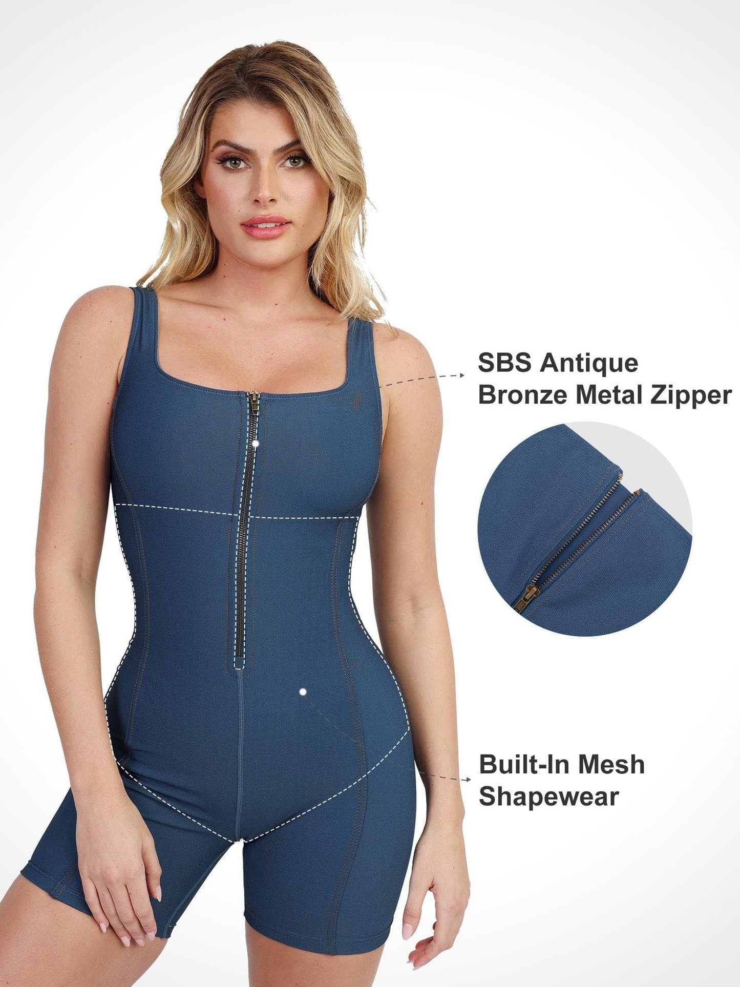 Romper Denim One Piece