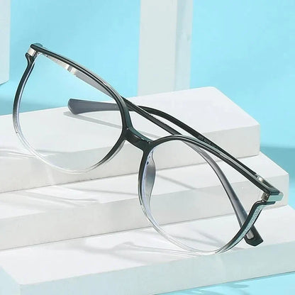 Portable Reading Glasses Blue Women's