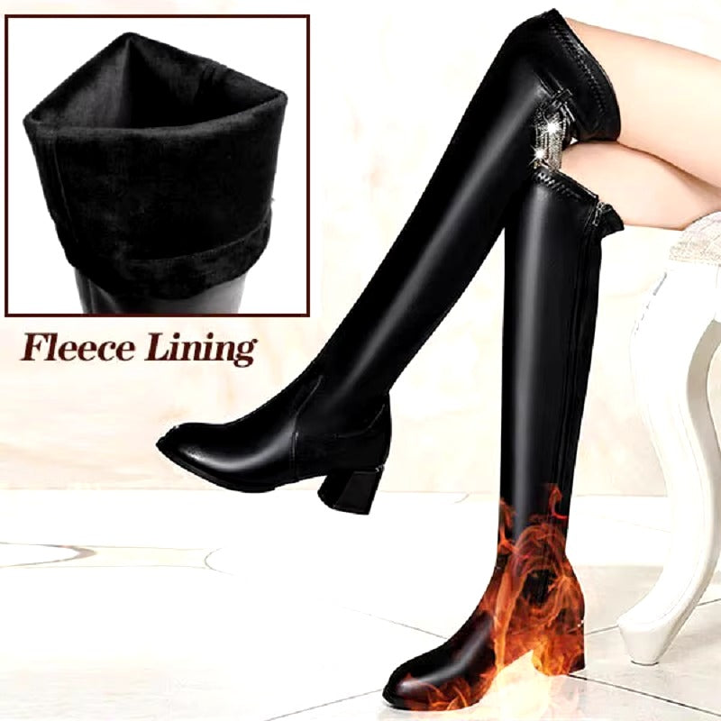 Women's Warm Leather Boots