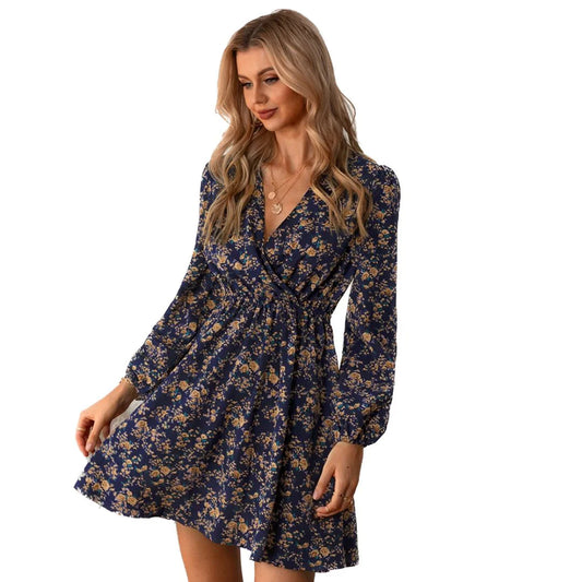 Loose Midi Floral Dress