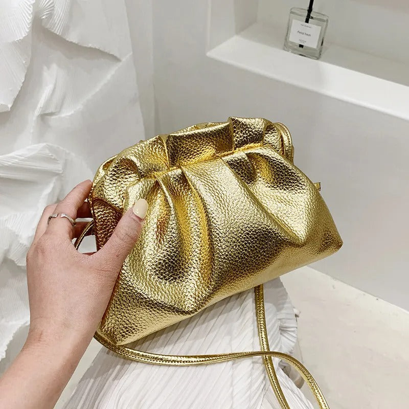 Women's Golden Cloud Bag