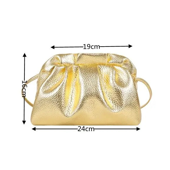 Women's Golden Cloud Bag